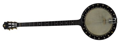Lot 642 - A Barnes & Mullins five-string zither banjo,...
