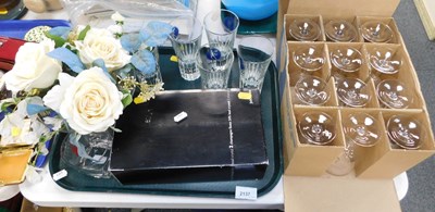 Lot 2137 - Glassware, comprising a pair of John Lewis...