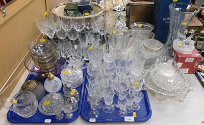Lot 2140 - Glassware, including a large Bohemian crystal...