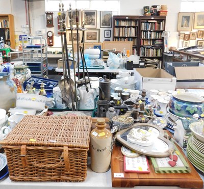 Lot 2194 - Miscellaneous items, including treen, ceramics,...