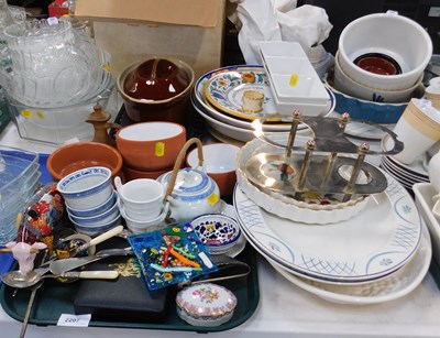 Lot 2207 - Ceramics and household wares, including a...