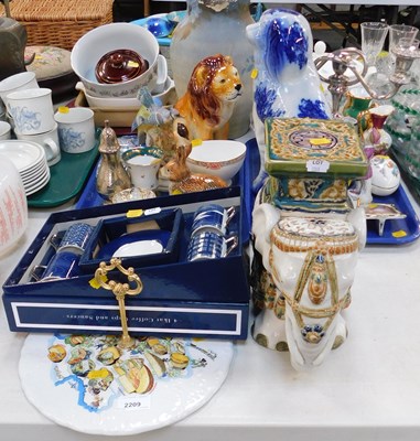 Lot 2209 - Ceramics and glassware, ceramics include a...
