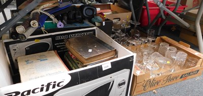 Lot 2228 - Glassware and household items, including...