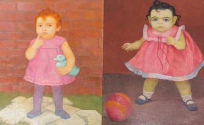 Lot 303 - Alice Mary Fitzpayne (b.1928). Young child...