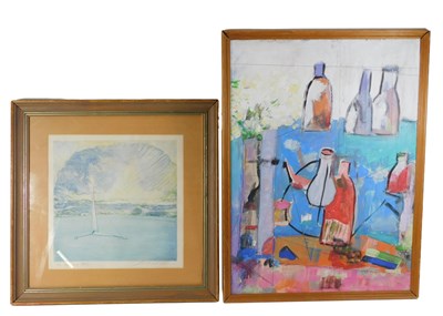 Lot 400 - Michael Delman (b.1941). Ice Yacht, artist...