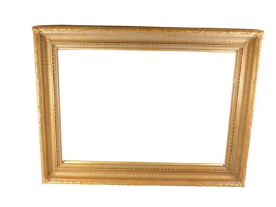 Lot 401 - A rectangular gilt plaster frame, 103cm x 76cm.
