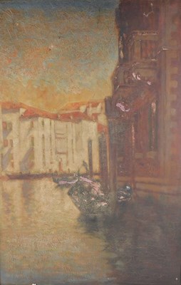 Lot 402 - 19thC School. Venetian scene, oil on...