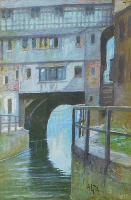 Lot 405 - A L Townsend (20thC). Witham under High Bridge...