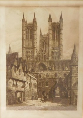Lot 412 - Late 19thC School. Lincoln Cathedral,...