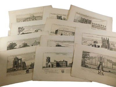 Lot 419 - After Samuel Buck. Abbey & Castles of...
