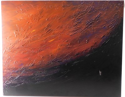 Lot 425 - Tony Brodrick (20thC). Planet's Edge, oil on...