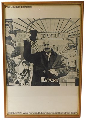 Lot 426 - Paul Douglas. Exhibition poster October 2-28...