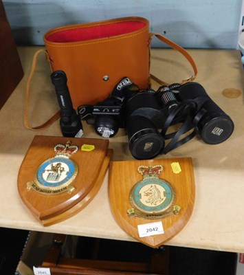 Lot 2042 - A set of Hoya 7x50 extra wide-angle lens cased...