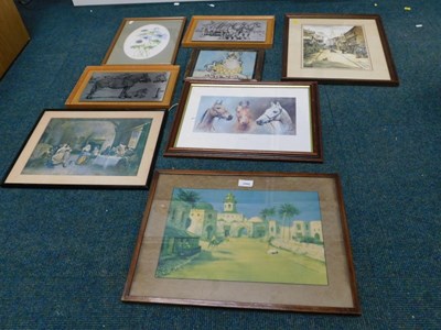 Lot 2066 - Pictures and prints, to include flowers,...