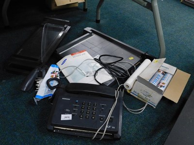 Lot 2070 - A Samsung ZF30 fax machine, together with...
