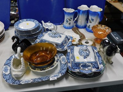 Lot 2090 - A Khotan semi-porcelain dinner set, to include...