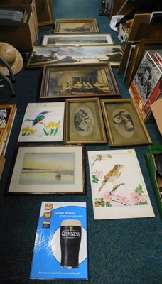 Lot 2092 - Framed prints and pictures, to include...