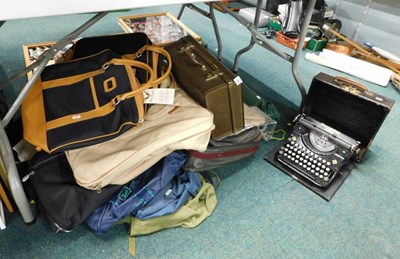 Lot 2108 - A collection of bags and suitcases, together...