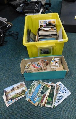 Lot 2069a - A quantity of postcards and trade cards, to...