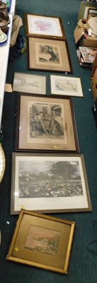 Lot 2123 - Framed pictures and prints, to include fox...