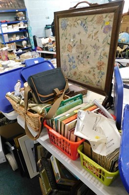 Lot 2136 - Various ceramics, housewares, books, etc.,...