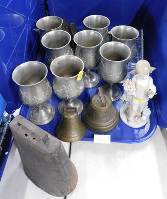 Lot 2060b - Collectables, comprising bells, Lladro figure...