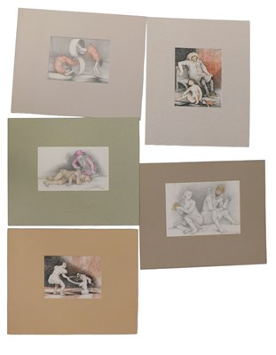 Lot 304 - Alice Mary Fitzpayne (b.1928). Woman, child...