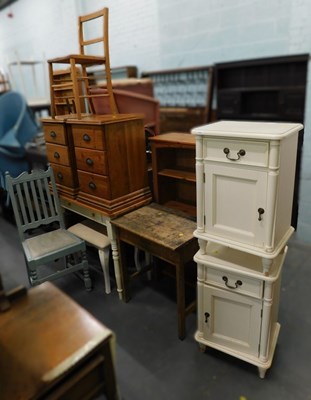 Lot 1516 - A group of furniture, to include a pair of...