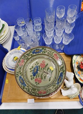 Lot 2166a - Ceramics and glassware, comprising drinking...