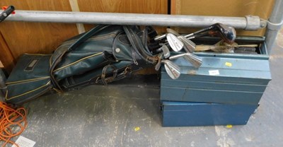 Lot 1577 - Two toolboxes, containing hand tools,...