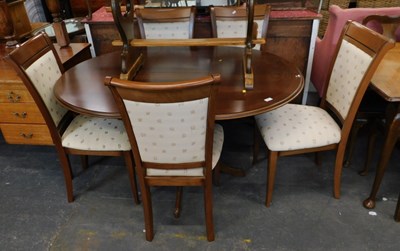 Lot 1534 - A G-Plan dining suite, comprising a circular...