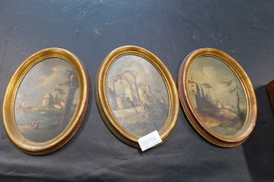 Lot 2175a - Italian oval portraits, each depicting The...