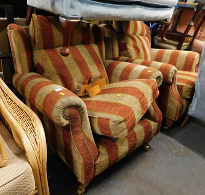 Lot 1582 - A pair of Parker Knoll armchairs, upholstered...