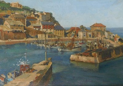 Lot Robert Jones (b.1943). Cornwall, oil on canvas,...