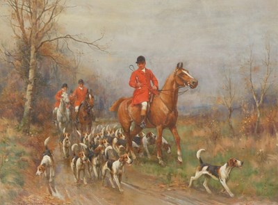 Lot John Sanderson Wells (1872-1955). The Hunt...