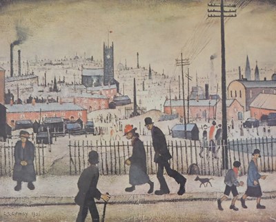 Lot Laurence Stephen Lowry (1887-1976). View of a...
