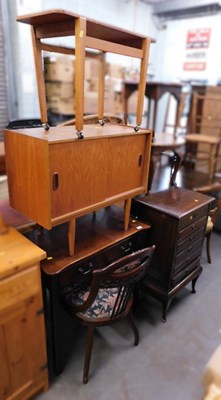 Lot 1593 - A group of furniture, to include a mid...