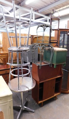 Lot 1603 - A group of furniture, to include an engine...