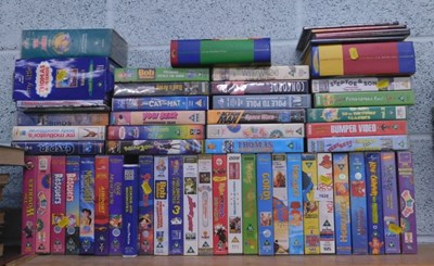 Lot 1628 - Children's video cassettes, to include The...