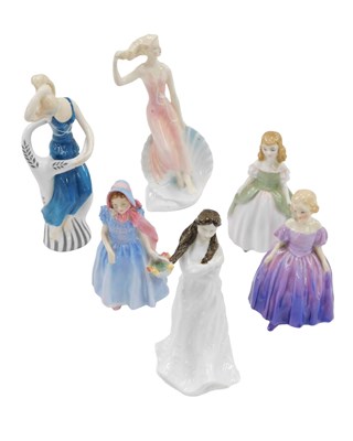 Lot 479 - Six Royal Doulton small figures, comprising...