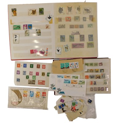 Lot 397 - Philately. Two world stamp albums, mainly...
