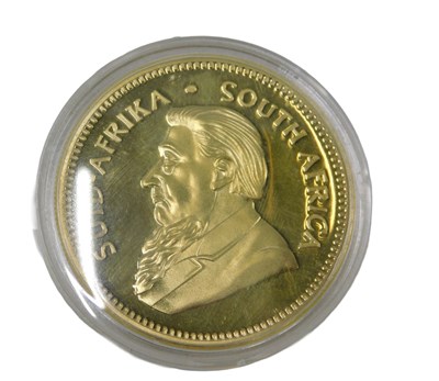 Lot 540 - A replica Krugerrand dated 1967.