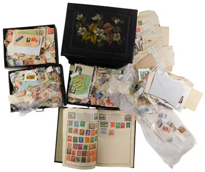 Lot 454 - Philately. A collection of loose postally worn...