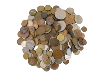 Lot 619 - A group of mixed foreign coinage.