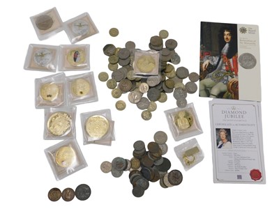Lot 621 - Miscellaneous coins, comprising the British...