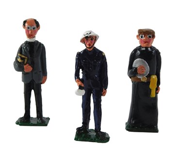 Lot 589 - Three Good Soldiers Dad's Army figures, boxed.