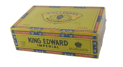 Lot 593 - A box of King Edward Imperial cigars, fifty...