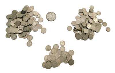 Lot 598 - A group of pre decimal coinage, comprising...
