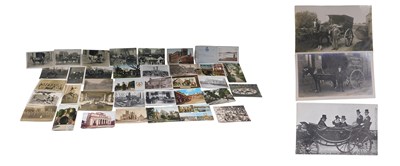 Lot 629 - A collection of postcards, various advertising,...