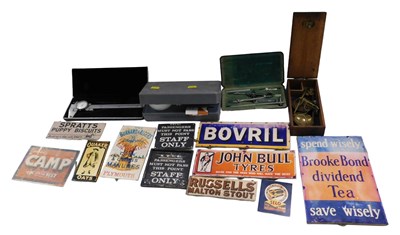 Lot 635 - A group of cased scientific instruments, to...